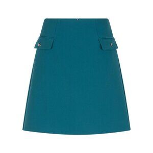 NWT ESQUALO ESTÉE Teal Mini Skirt